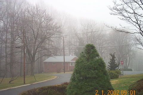 February 1, 2002 morning fog