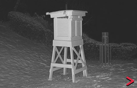 weather station in snow